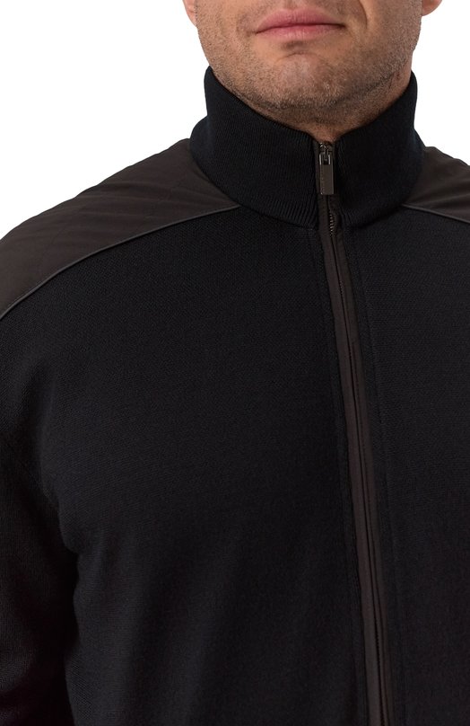 Шерстяной кардиган Paul&Shark 15311236/3XL-6XL Чёрный  15311236/3XL-6XL Фото 5