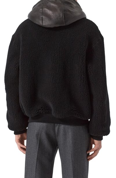 Бомбер из кашемира и шелка MVST черного цвета по цене 456500 руб., арт. TXECK-ES4390/LC1637, фото 4 Бомбер из кашемира и шелка MVST, арт. TXECK-ES4390/LC1637, фото 4