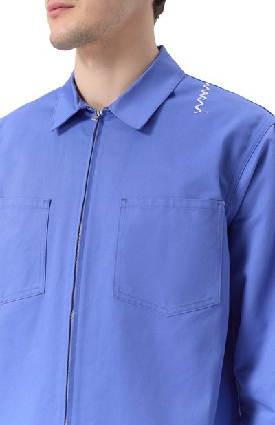 Хлопковая куртка-рубашка MARNI, арт. CUMU0297S0/UTC311, фото 5