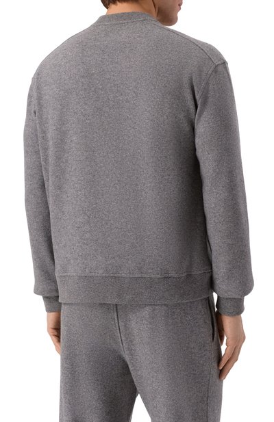 Кашемировый джемпер MVST серого цвета по цене 148500 руб., арт. M25.1MM.H008/J004, фото 4 Кашемировый джемпер MVST, арт. M25.1MM.H008/J004, фото 4