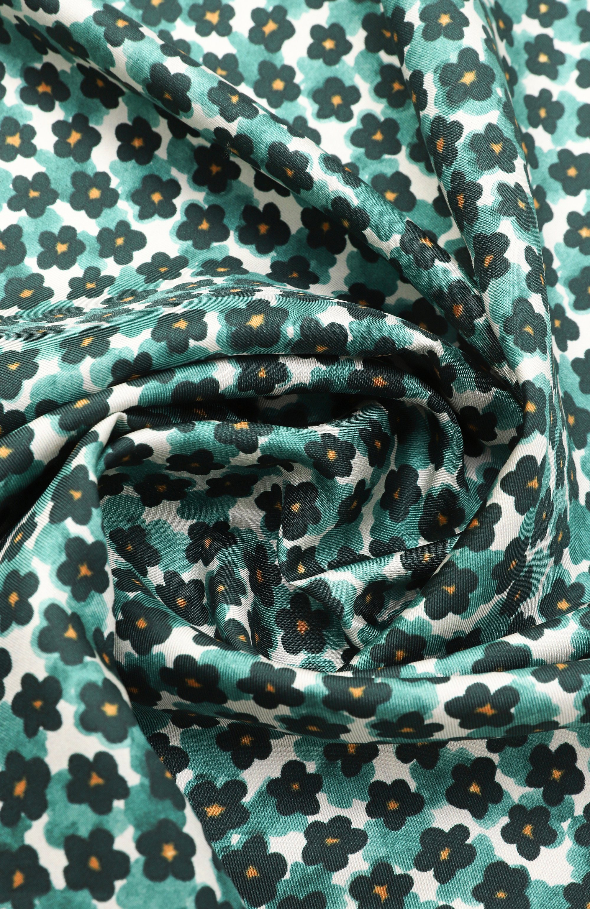 Шелковый платок FURLA зеленого цвета по цене 12000 руб., арт. WT00099/BX4224, фото 3 Шелковый платок FURLA, арт. WT00099/BX4224, фото 3