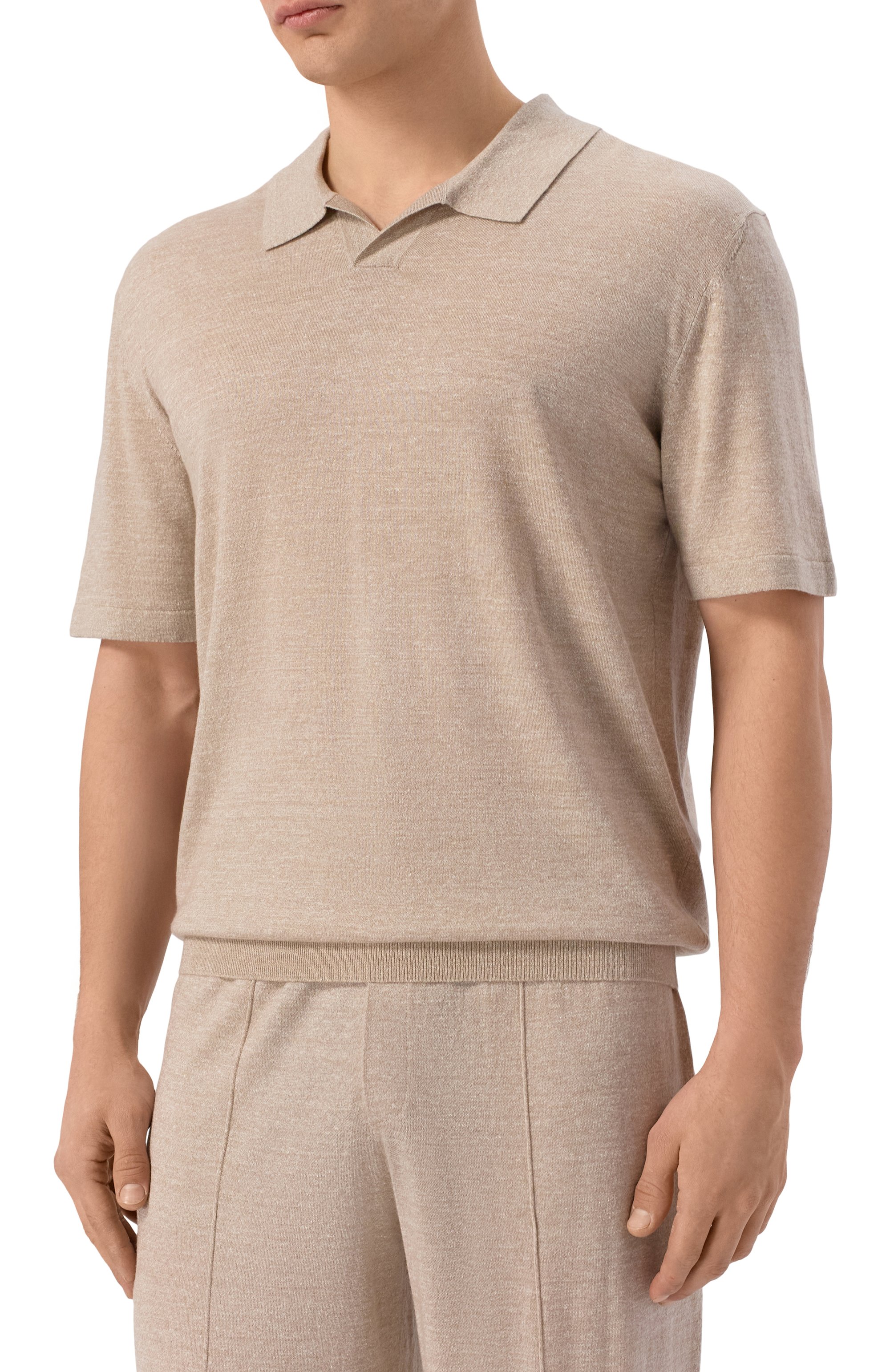 Поло из шерсти и льна 12 STOREEZ, арт. 137315, фото 3