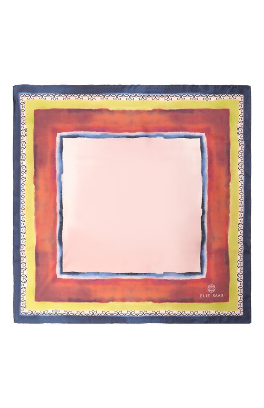 Шелковый платок Elie Saab 710009235 Разноцветный  710009235 Фото 4