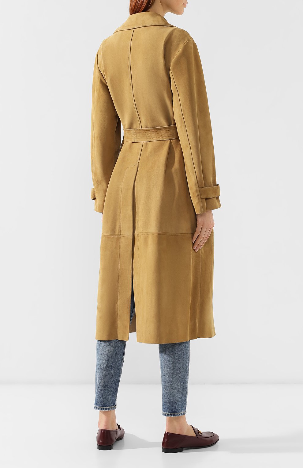 Кожаное пальто GOLDEN GOOSE DELUXE BRAND бежевого цвета по цене 183000 руб., арт. G34WP098.P1, фото 4 Кожаное пальто GOLDEN GOOSE DELUXE BRAND, арт. G34WP098.P1, фото 4