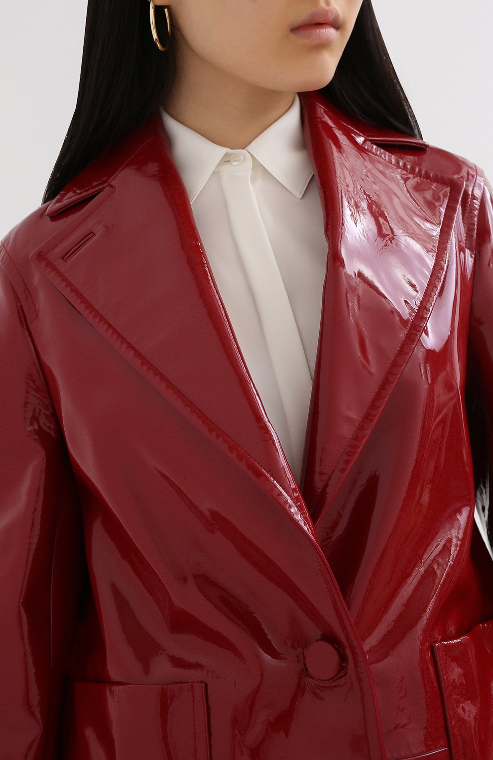 Кожаное пальто VALENTINO, арт. UB3NB05E5JR, фото 3