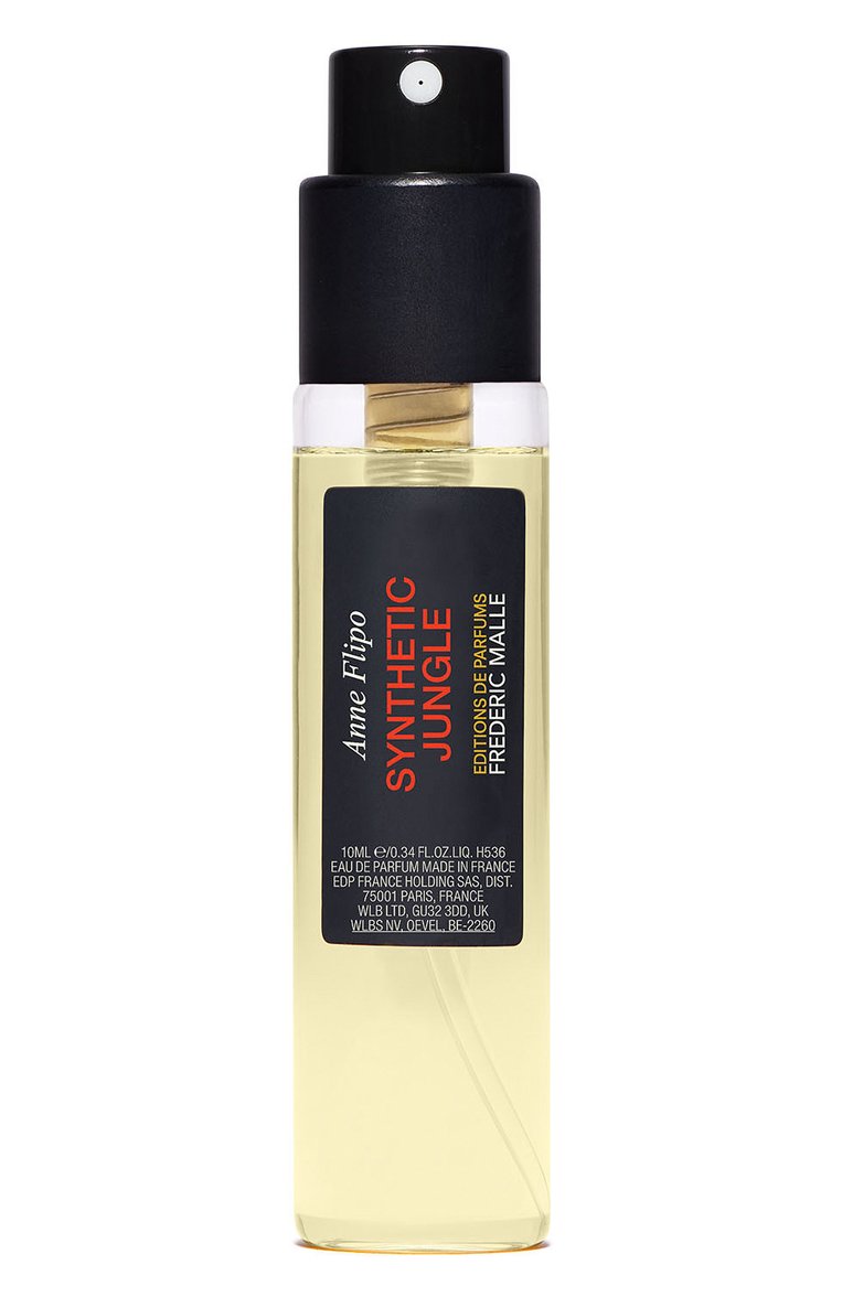 Парфюмированная вода fm synthetic jungle (10ml) FREDERIC MALLE бесцветного цвета, арт. 3700135016897 | Фото 1 (Региональные ограничения белый список (Axapta Mercury): Не проставлено; Нос: Не проставлено; Тип продукта - парфюмерия: Парфюмерная вода; Ограничения доставки: flammable)