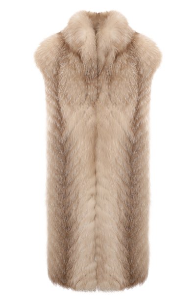Женский жилет кенди с из меха лисы FURLAND, арт. 0133009010057600827