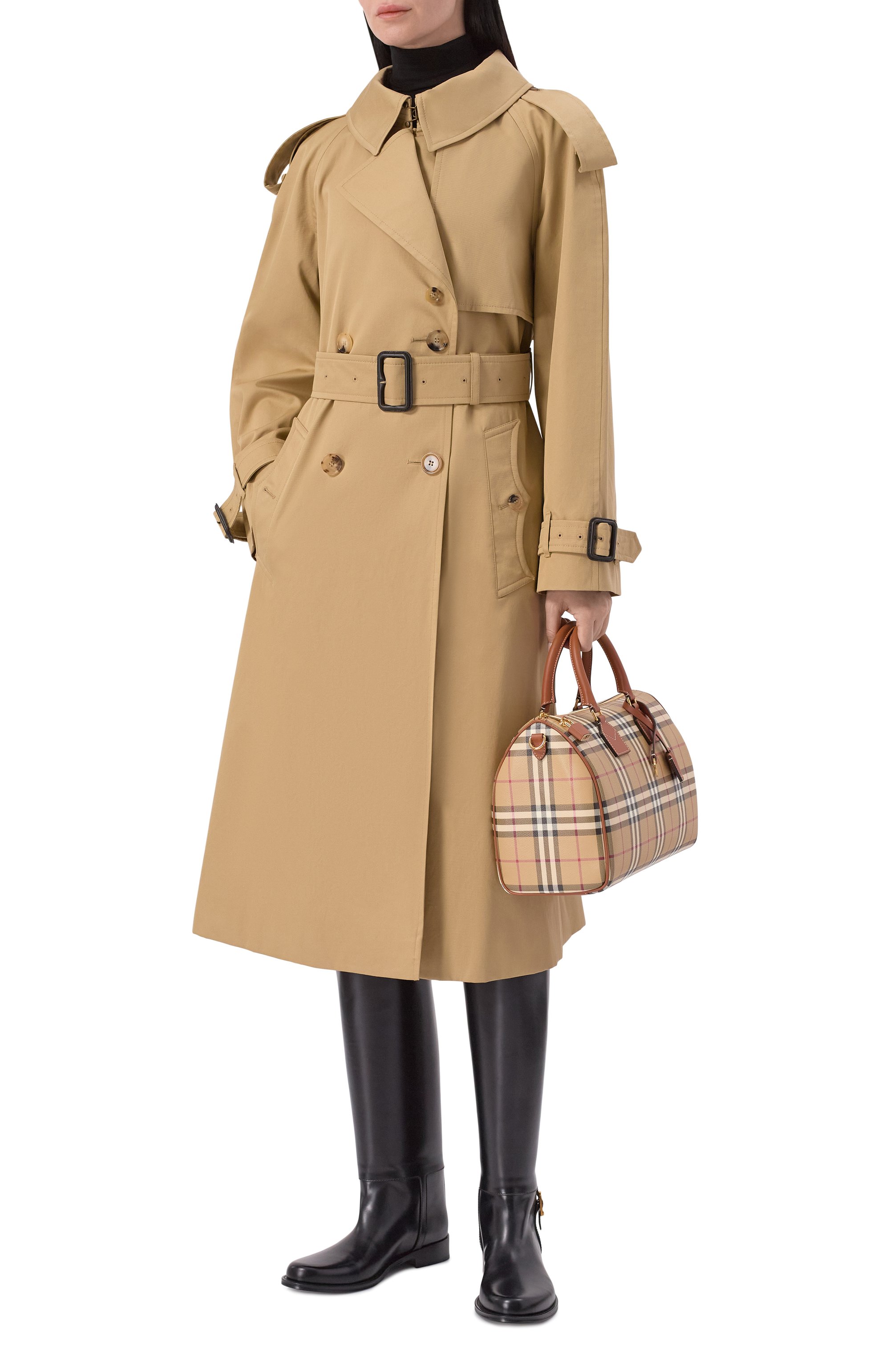 Хлопковый тренч BURBERRY, арт. 8118541, фото 2