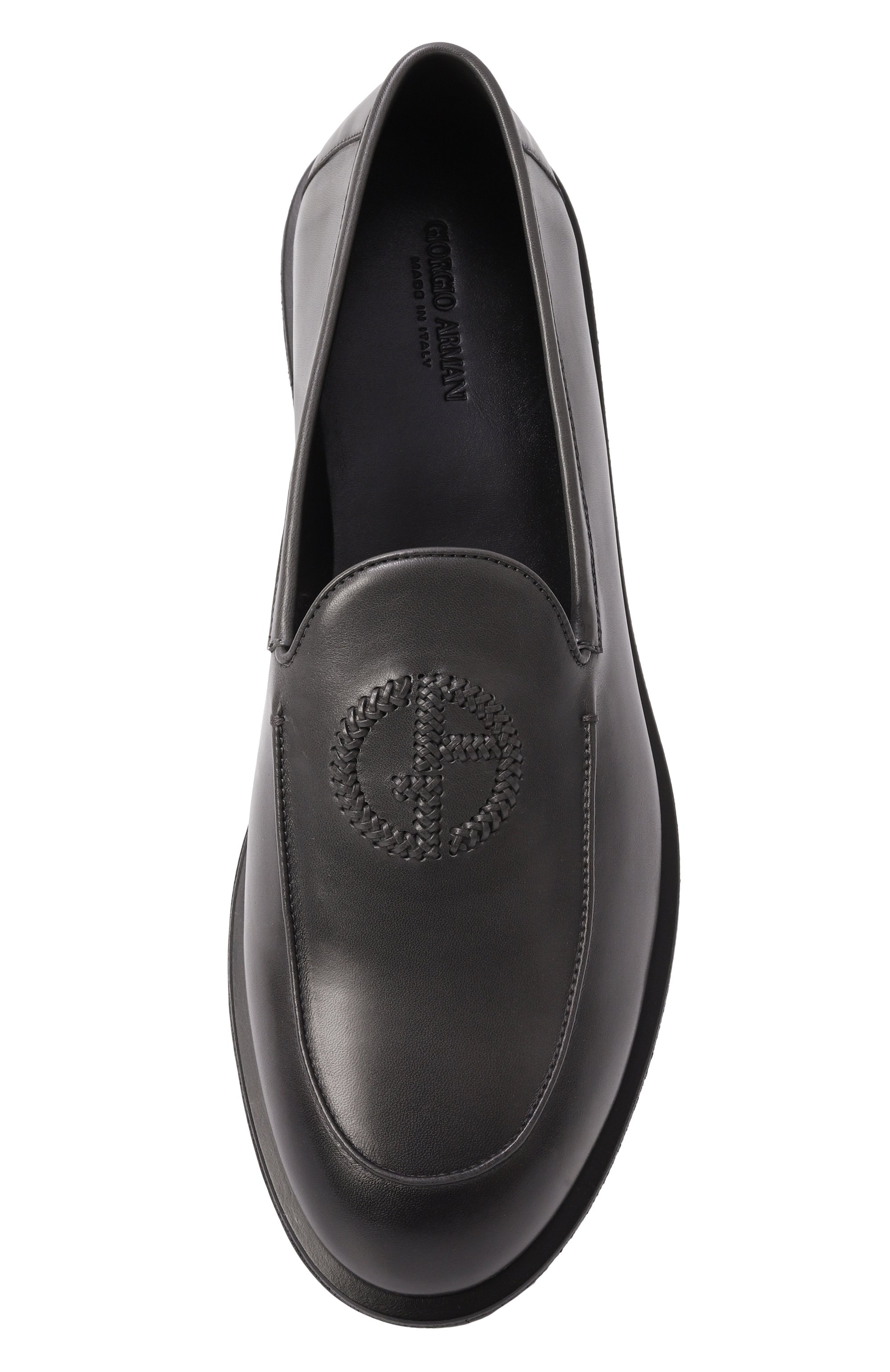 Кожаные лоферы GIORGIO ARMANI, арт. X2J162/XF615, фото 6