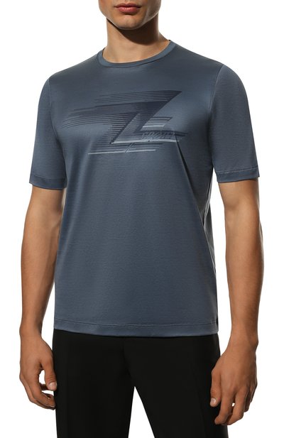 Хлопковая футболка ZILLI SPORT, арт. MEX-NT640-SCRA1/MC01, фото 3