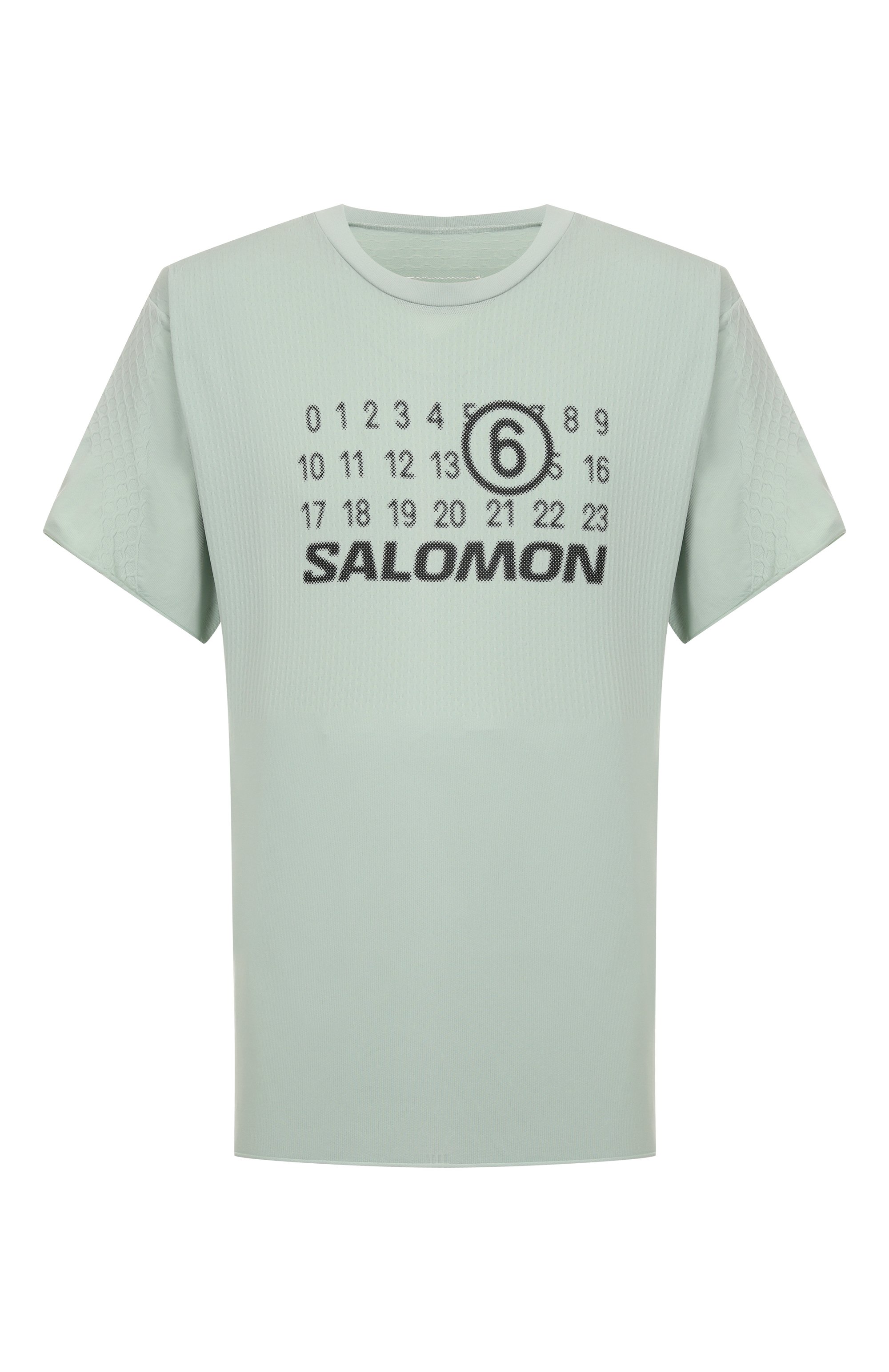 Футболка mm6 maison margiela x salomon MM6 светло-зеленого цвета по цене 38950 руб., арт. SH0GC0051/M20101, фото 1 Футболка mm6 maison margiela x salomon MM6, арт. SH0GC0051/M20101, фото 1