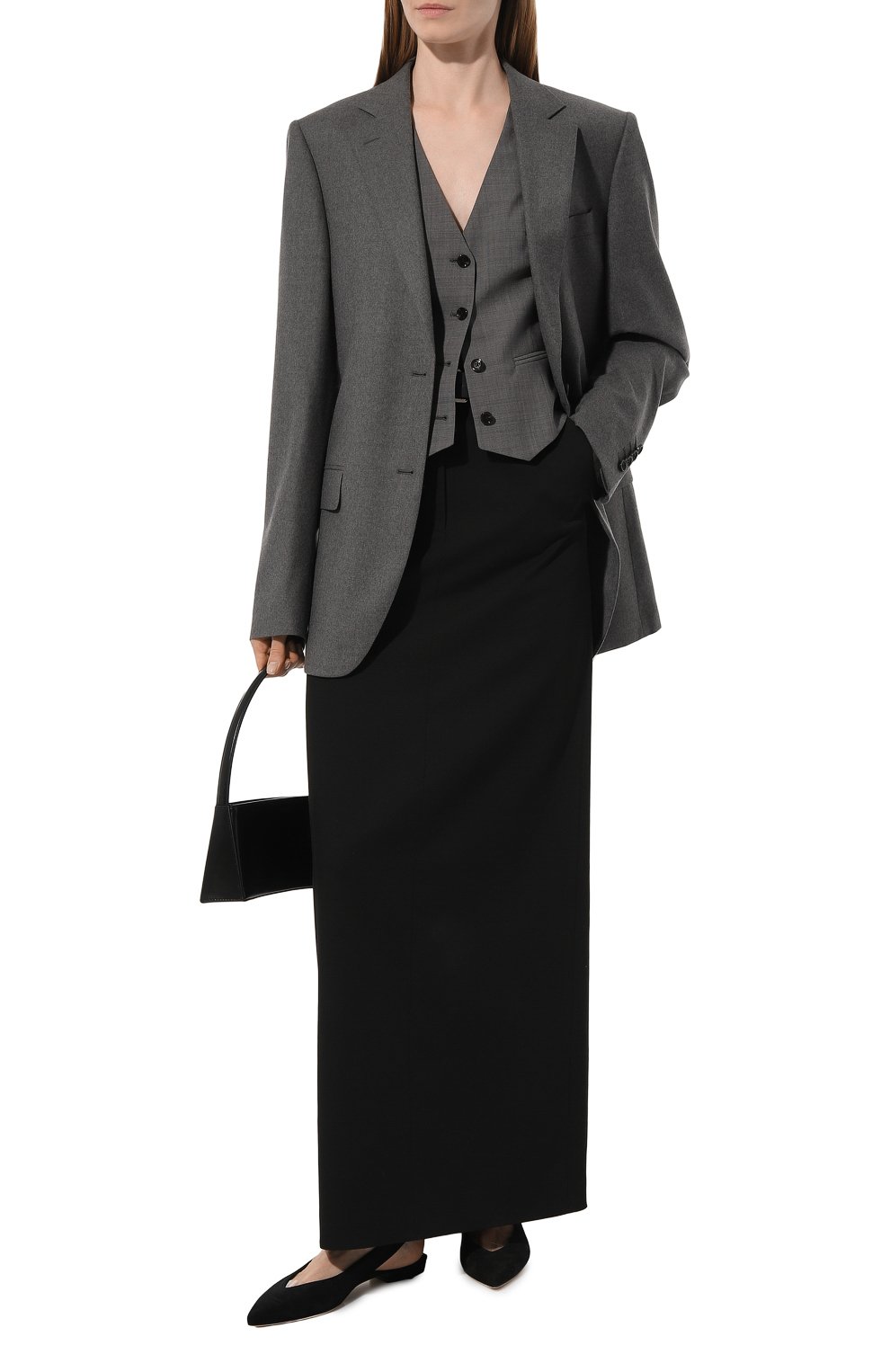 Замшевые балетки sr milano SERGIO ROSSI, арт. A83460-MFN198, фото 2