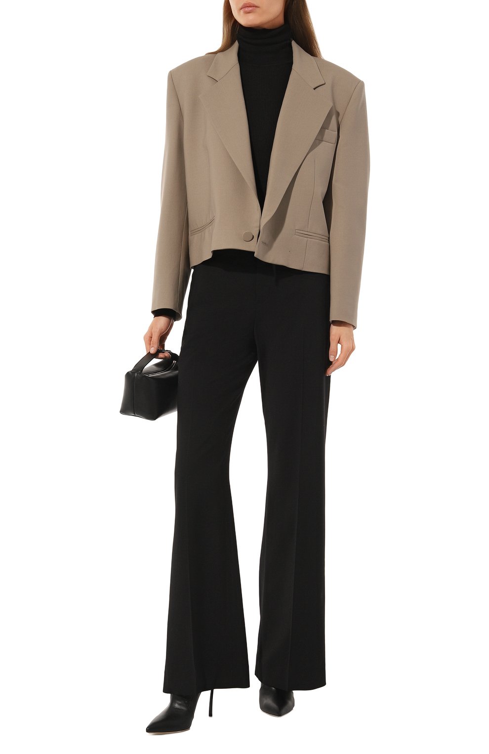 Льняные брюки JACQUEMUS, арт. 21E211PA003/1030BLACK, фото 2