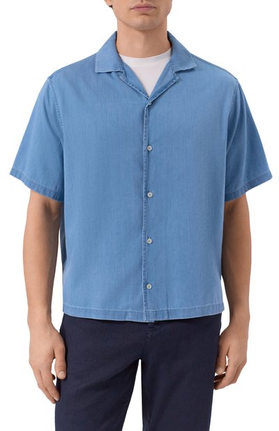 Джинсовая рубашка PAUL&SHARK, арт. 26413331, фото 3