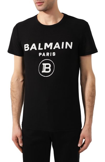 Хлопковая футболка BALMAIN, арт. TH11601/I203, фото 3