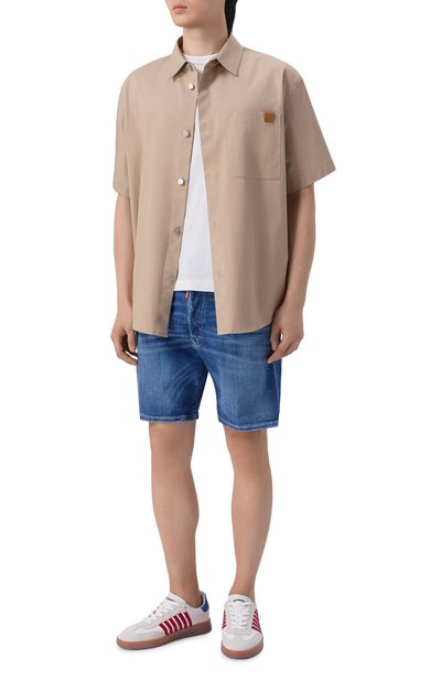 Джинсовые шорты marine DSQUARED2 синего цвета по цене 42300 руб., арт. S74MU0990/S30872, фото 2 Джинсовые шорты marine DSQUARED2, арт. S74MU0990/S30872, фото 2