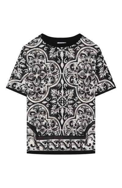 Хлопковая футболка DOLCE & GABBANA, арт. L4JTHV/II7ED/8-12+