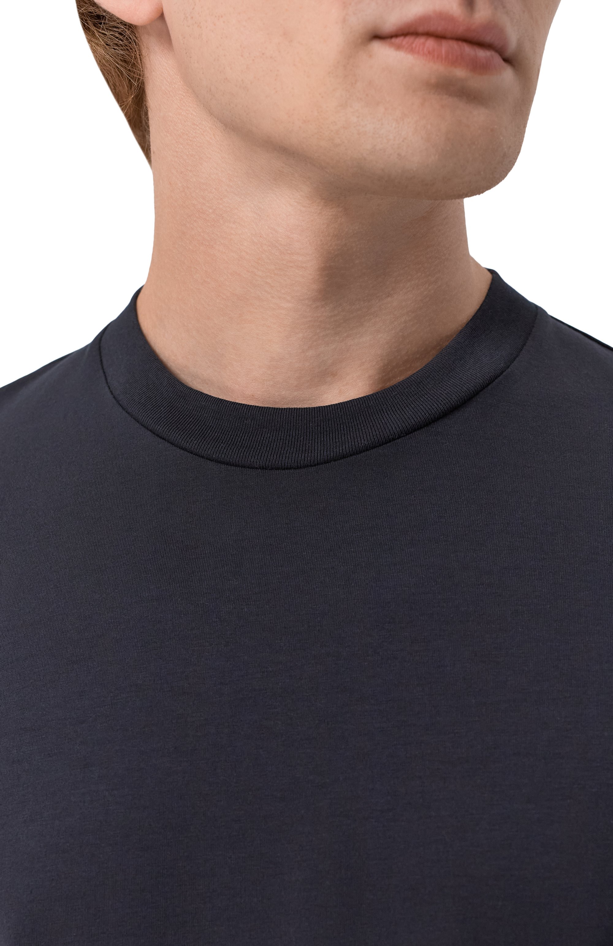 Хлопковый лонгслив CORNELIANI черного цвета по цене 20800 руб., арт. 28G570/2A25022, фото 5 Хлопковый лонгслив CORNELIANI, арт. 28G570/2A25022, фото 5
