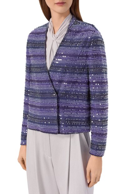 Жакет с отделкой пайетками и бисером GIORGIO ARMANI, арт. GW003001/AF24547, фото 3