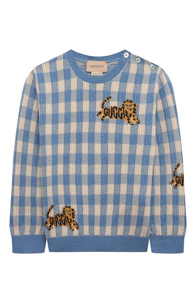 Хлопковый пуловер GUCCI, арт. 763945/XKDS0
