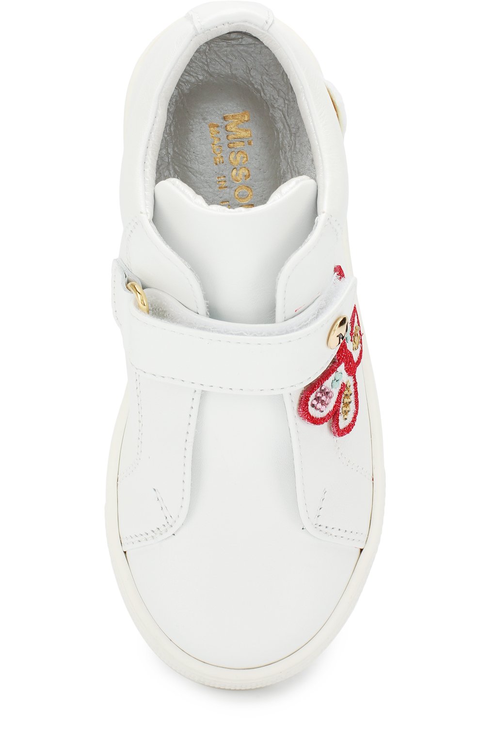 Кожаные кеды с аппликациями и застежками велькро MISSOURI, арт. 4514 A/27-30, фото 4