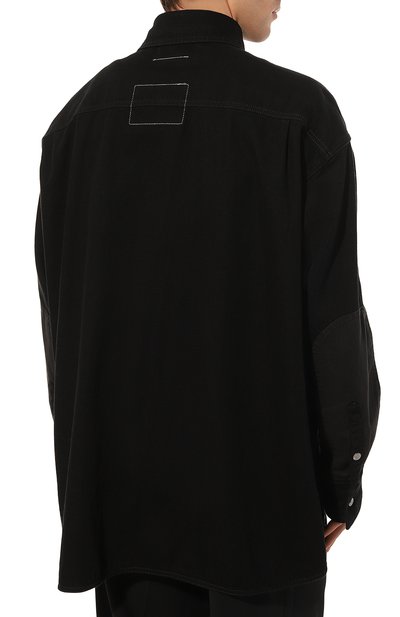 Хлопковая рубашка MM6, арт. S52DL0225/S30845, фото 4