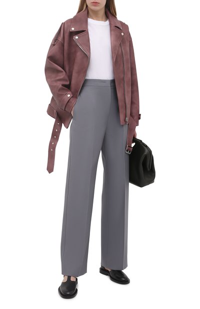 Кожаная куртка BATS темно-розового цвета по цене 117000 руб., арт. FW20/S_020, фото 2 Кожаная куртка BATS, арт. FW20/S_020, фото 2