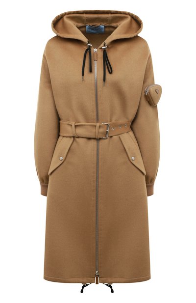 Женское шерстяное пальто PRADA, арт. P691OH-03H-F0040-212