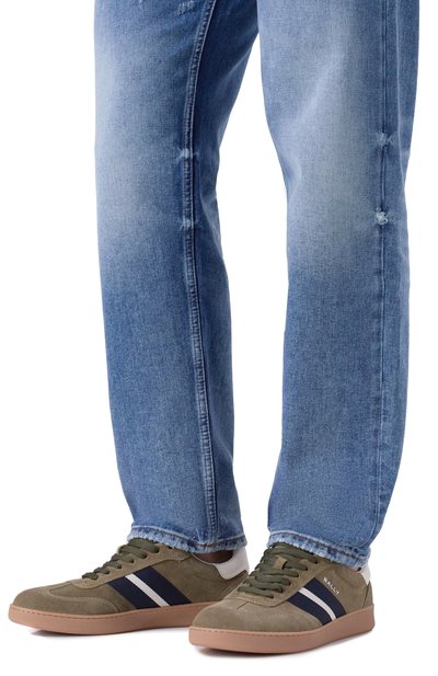 Замшевые кеды retro crest BALLY, арт. MSK0F7/SU005, фото 3