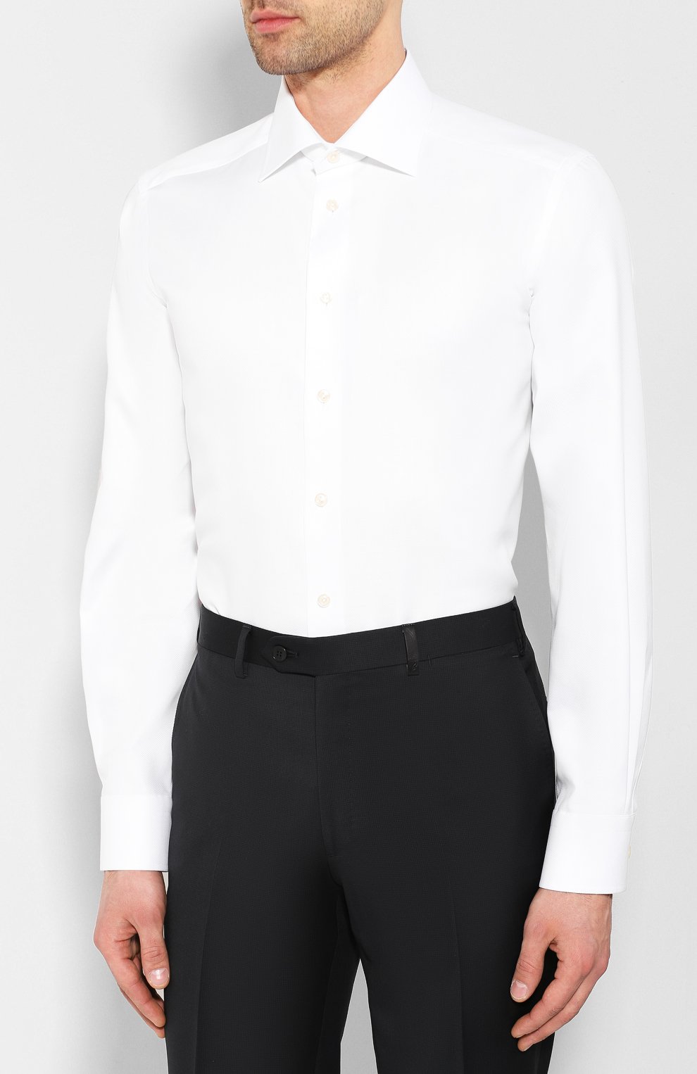 Хлопковая сорочка с воротником акула ETON, арт. 3100 79311, фото 3