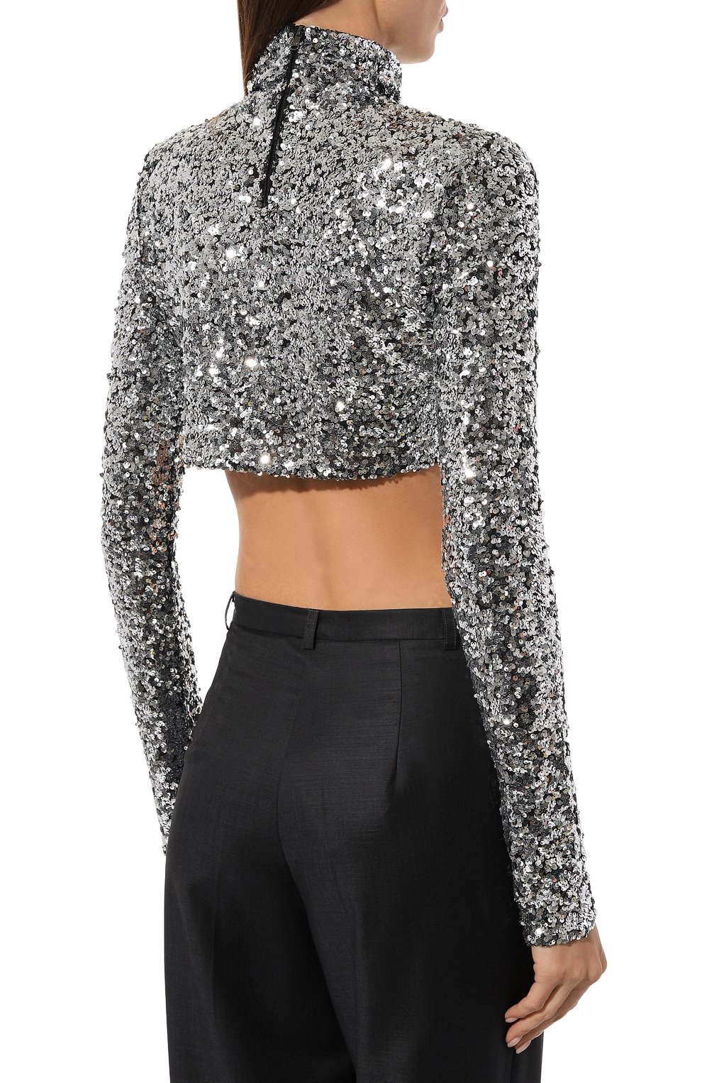Топ с отделкой пайетками PATRIZIA PEPE, арт. 8M1548_A298, фото 4