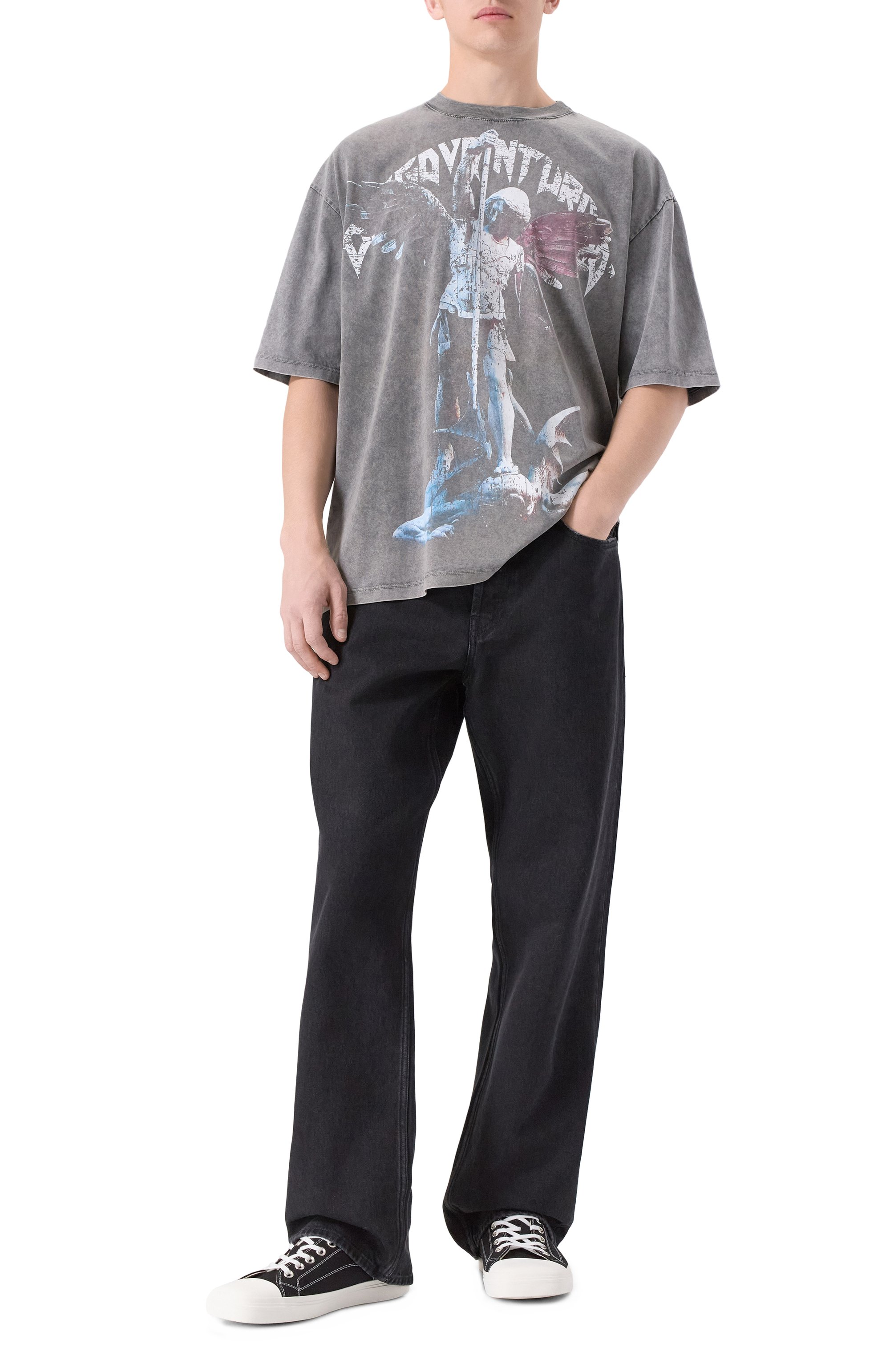 Хлопковая футболка DIEGO VENTURINO, арт. DVTS0DVAM, фото 2