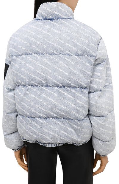 Джинсовый пуховик ALEXANDER WANG голубого цвета по цене 66700 руб., арт. 4DC1212900, фото 4 Джинсовый пуховик ALEXANDER WANG, арт. 4DC1212900, фото 4