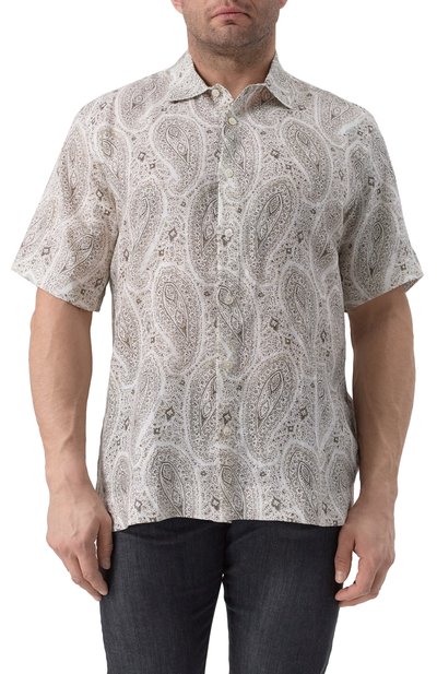 Льняная рубашка CORTIGIANI, арт. 2AC675, фото 3