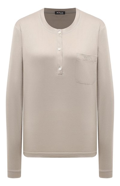 Женский хлопковый лонгслив KITON, арт. D58438H0805111