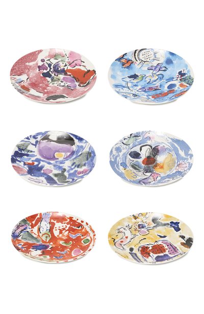 Набор из 6-ти тарелок collection marc chagall BERNARDAUD, арт. 1168/21260-6-V2