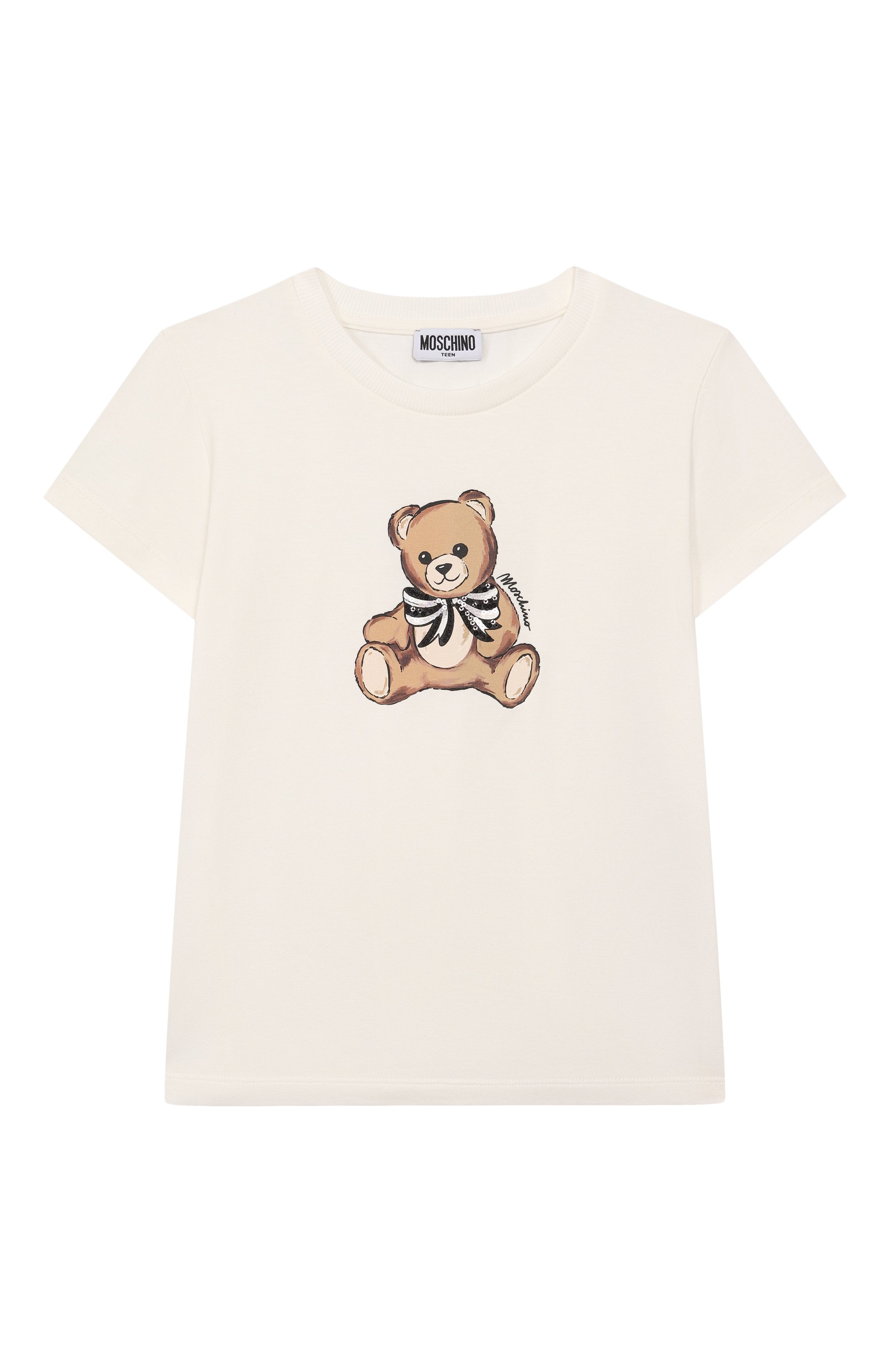 Хлопковая футболка MOSCHINO, арт. HCM06K/LBA11/10-14, фото 1