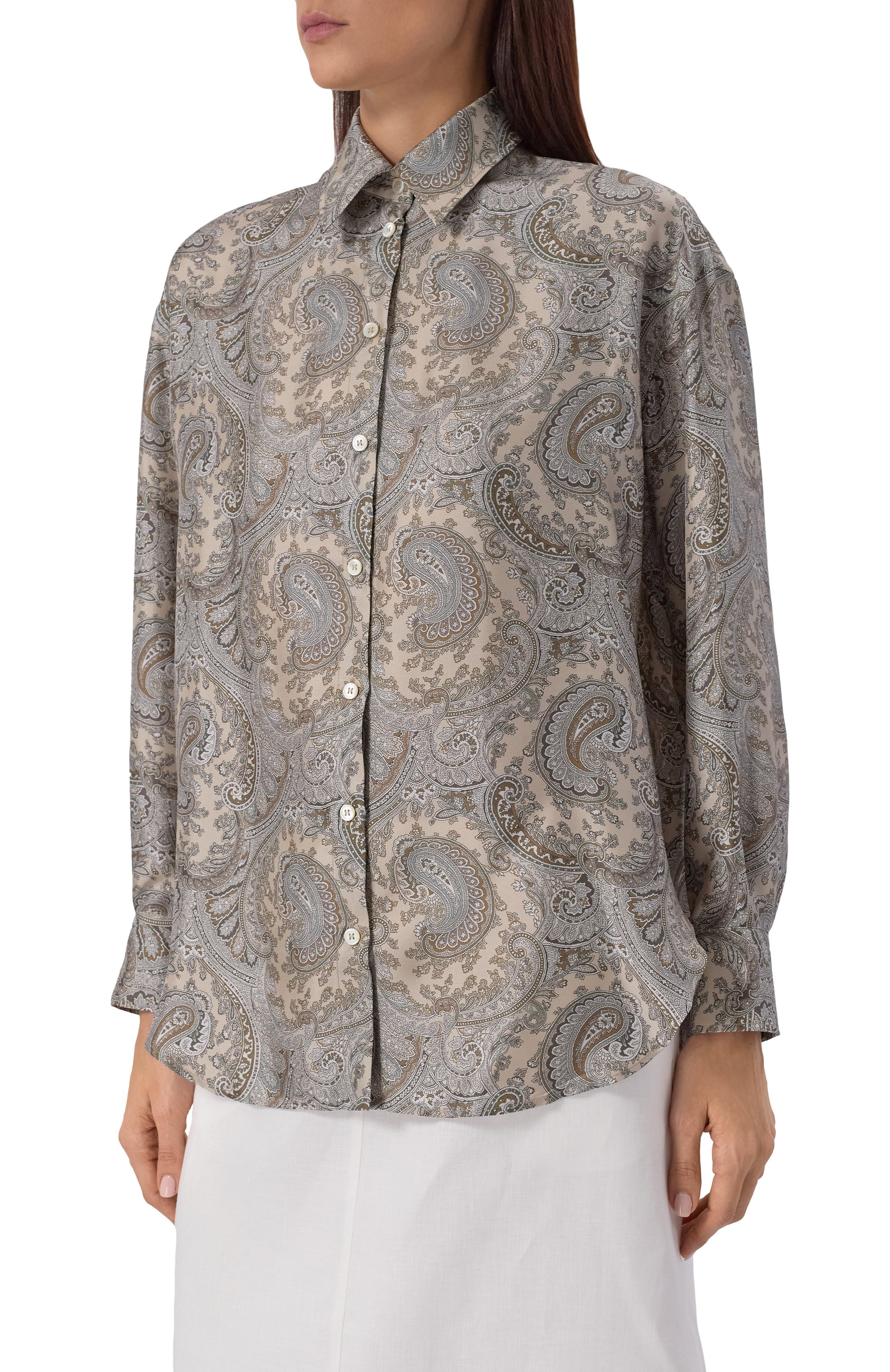 Шелковая рубашка NOBLE&BRULEE, арт. NB/001NB/020924/31, фото 3