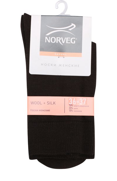 Женские носки из смеси шерсти и шелка NORVEG, арт. 9WSWRU