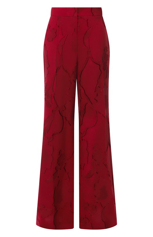 Брюки из вискозы Elie Saab P0131NP25/VI004 Красный P0131NP25/VI004