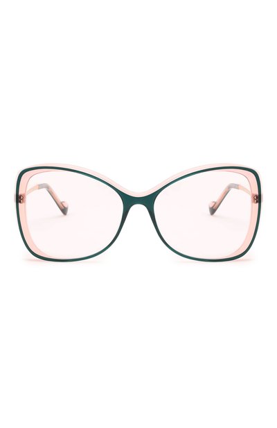 Оправа CAROLINE ABRAM зеленого цвета по цене 38000 руб., арт. ISEE 758, фото 3 Оправа CAROLINE ABRAM, арт. ISEE 758, фото 3