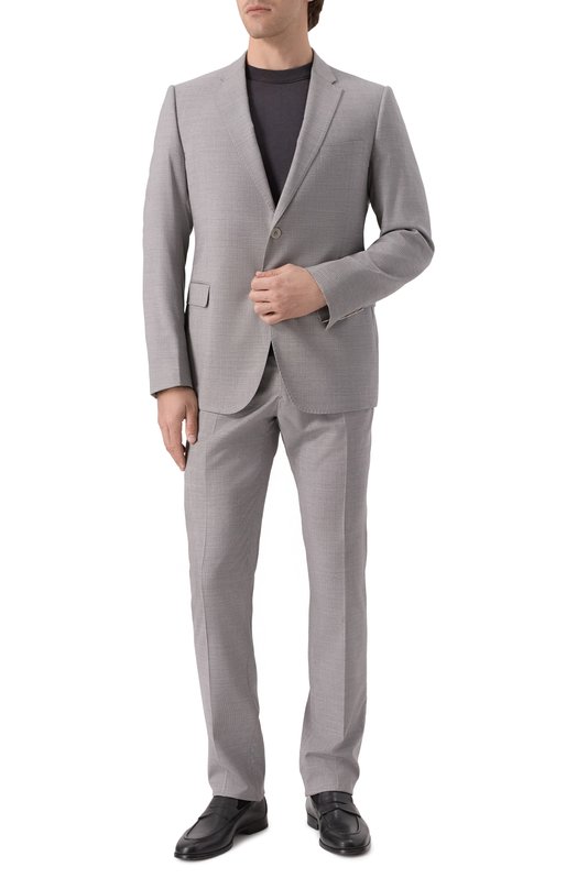 Шерстяной пиджак Emporio Armani EM002044/TE14083 Серый  EM002044/TE14083 Фото 2