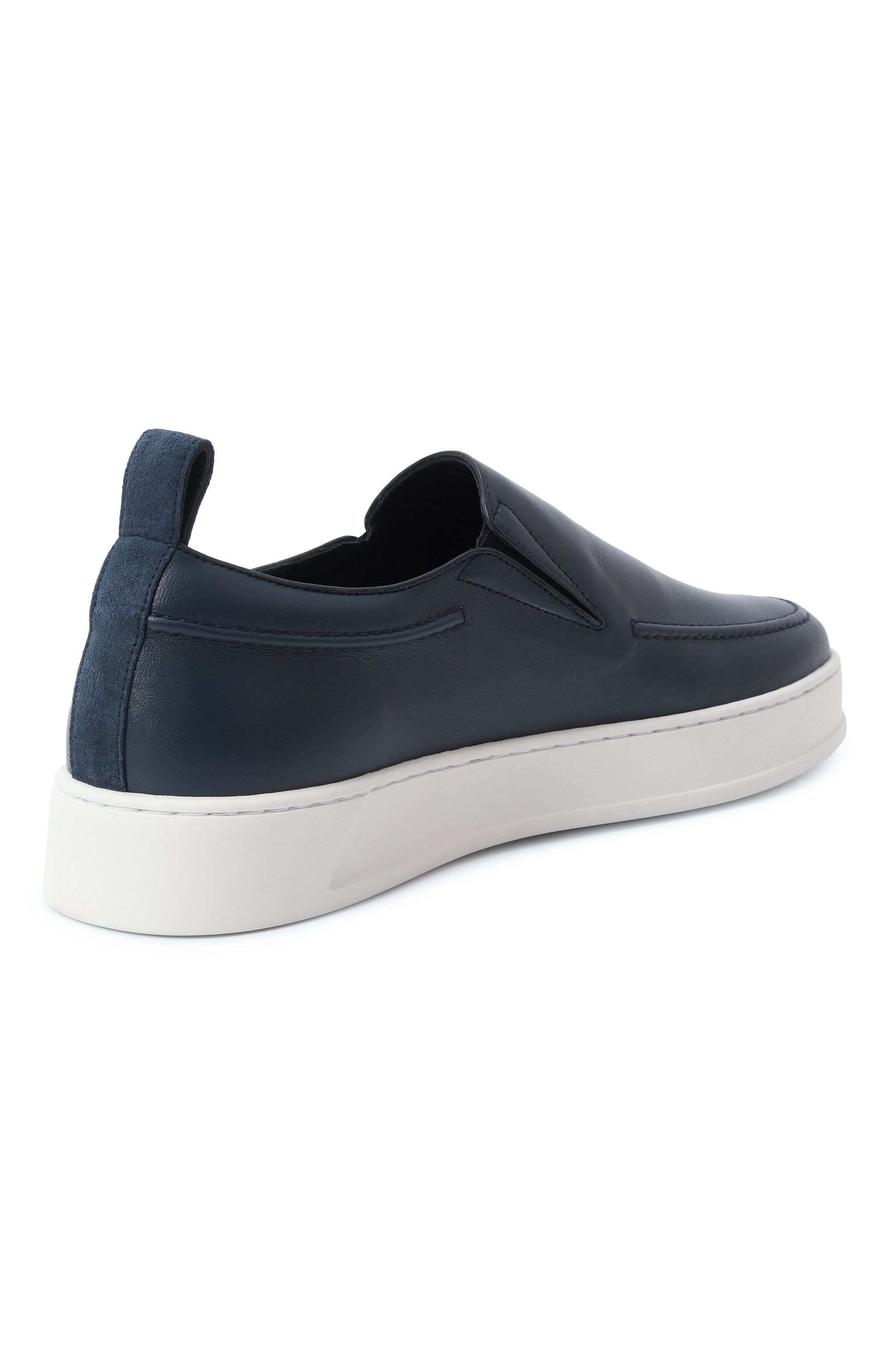 Кожаные слипоны ARTIOLI, арт. 0S820/BABY LAMB/SUEDE ELITE, фото 5