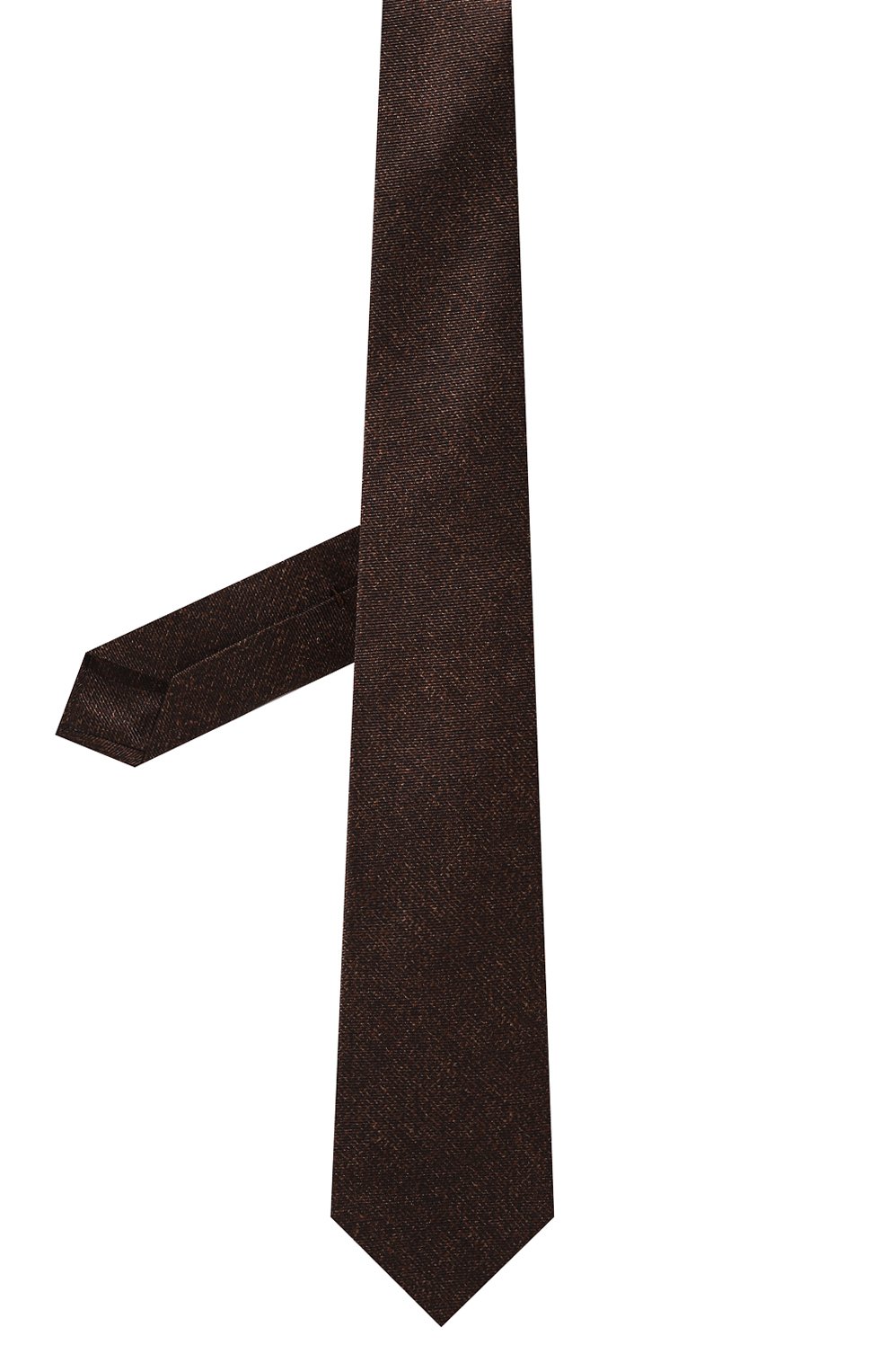 Шелковый галстук KITON коричневого цвета по цене 29500 руб., арт. UCRVKPC07H59, фото 3 Шелковый галстук KITON, арт. UCRVKPC07H59, фото 3