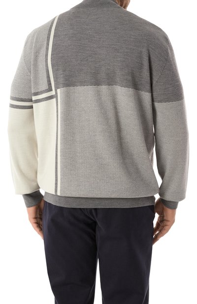 Кардиган из шерсти и шелка ZILLI, арт. JSS003M0240VZDTB0/66, фото 4