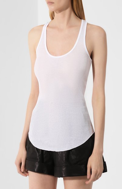 Хлопковая майка ISABEL MARANT ETOILE белого цвета по цене 4925 руб., арт. TS0219-00M001E/L0UISA, фото 3 Хлопковая майка ISABEL MARANT ETOILE, арт. TS0219-00M001E/L0UISA, фото 3