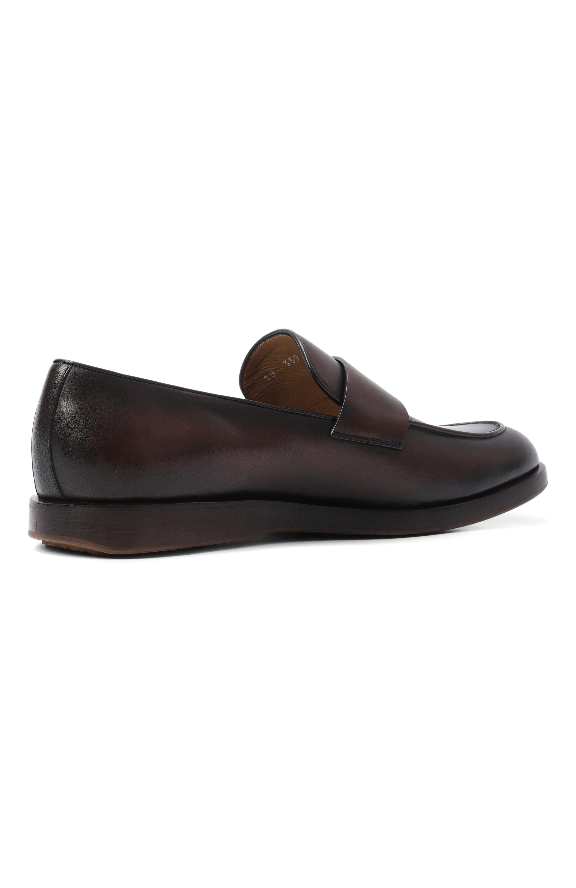 Кожаные лоферы BARRETT темно-коричневого цвета по цене 69950 руб., арт. 261U041.3/C0RSAR0, фото 4 Кожаные лоферы BARRETT, арт. 261U041.3/C0RSAR0, фото 4