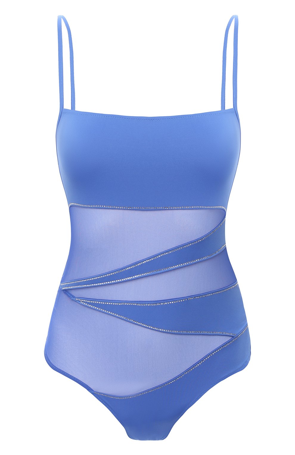 Слитный купальник с прозрачными вставками и стразами  NATAYAKIM, арт. NY-013/18, фото 1