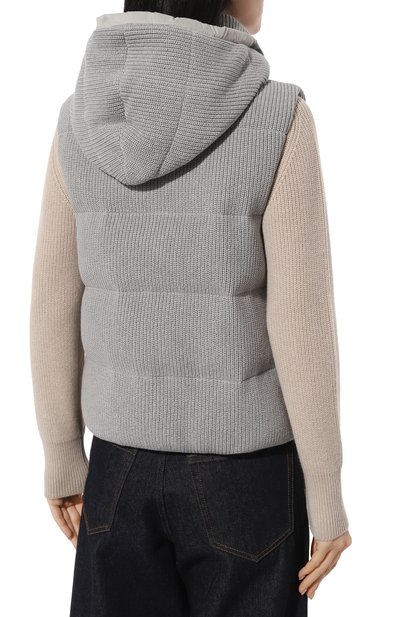 Пуховый жилет BRUNELLO CUCINELLI, арт. M0DVT2142, фото 4