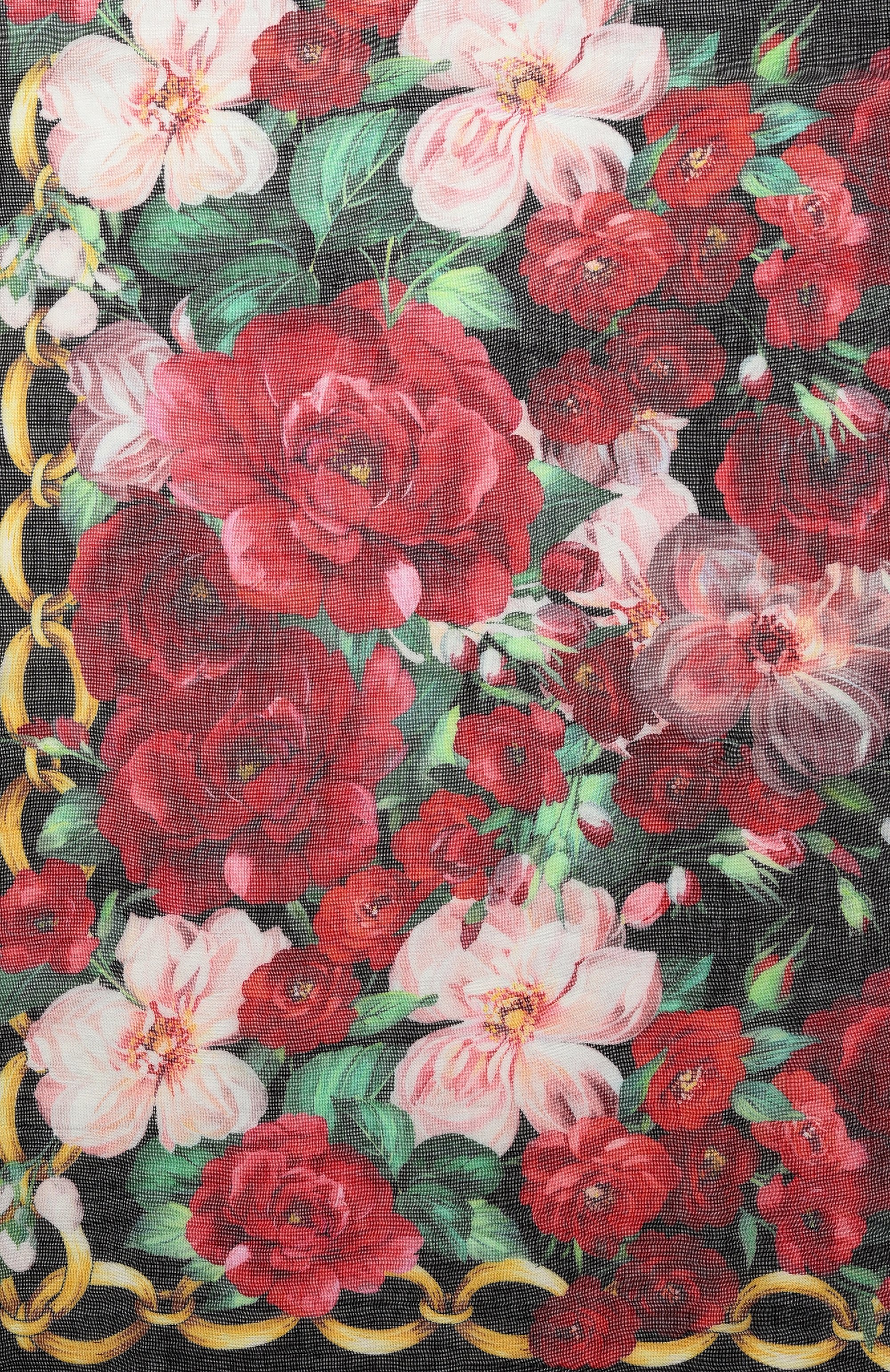 Шаль из кашемира и шелка DOLCE & GABBANA, арт. FS209A/GDC4Z, фото 5